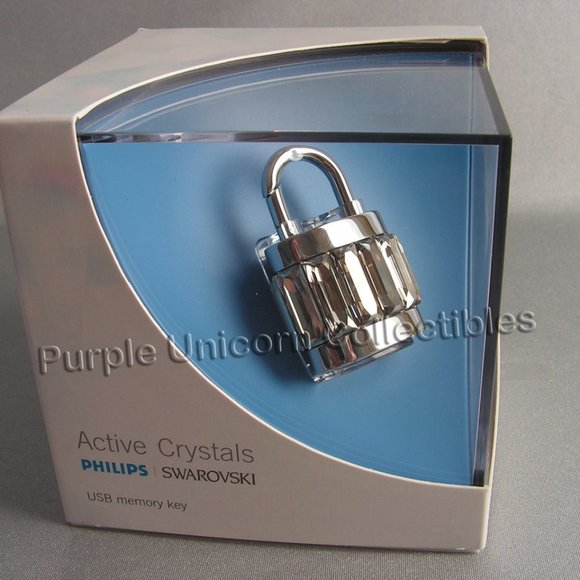Swarovski Philips Active Crystals Lock-In USB Memory Key - Picture 2 of 3